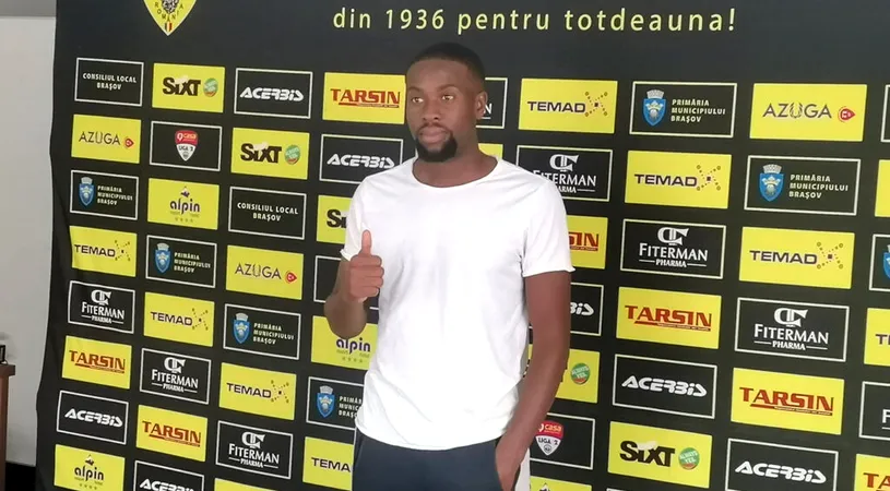Yanis Mbombo a cedat! Atacantul belgian și-a reziliat contractul cu FC Brașov