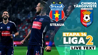 Steaua – Chindia se joacă de la ora 17:00, în încheierea etapei a 14-a a Ligii 2. Delegatul de joc, schimbat de FRF chiar astăzi!