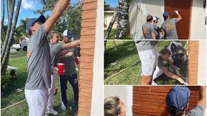 Simona Halep, gest impresionant pentru persoanele defavorizate! Între antrenamentele de la Miami 2022, a pus pe mâna pe trafalet și pensulă: „Până acum nu am trăit o asemenea experiență! Toți ar trebui să facem asta” | SPECIAL