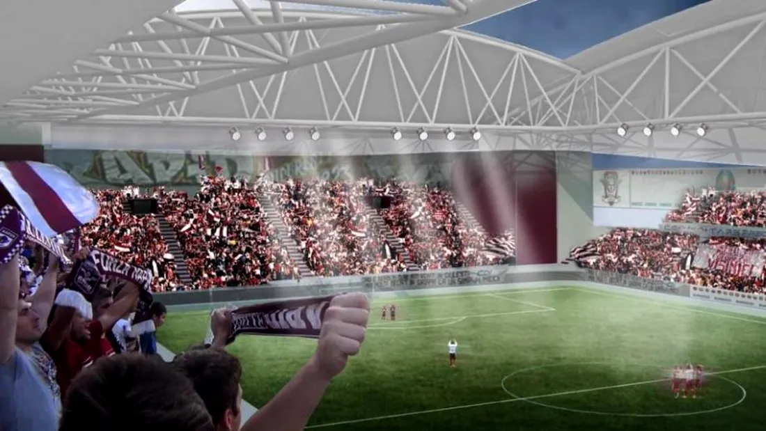O nouă poziție a clubului Rapid despre noul stadion Giulești: 