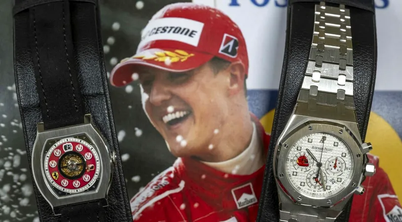 Nevasta lui Michael Schumacher, gest disperat pentru a strânge banii pentru tratamentul de 135.000 de euro pe săptămână! La cât sunt evaluate ceasurile pilotului german pe care le-a scos la licitație: unul are un preț colosal!
