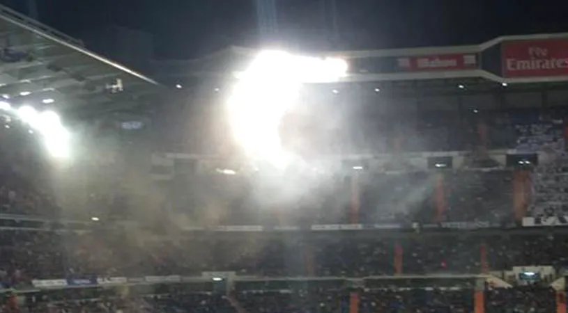 FOTO | Panică pe Bernabeu. Un nor misterios de fum a apărut pe stadion, chiar la începutul meciului cu Espanyol. Ce s-a întâmplat