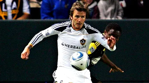 VIDEO Beckham a revenit pe teren după 6 luni! LA Galaxy – Columbus 3-1