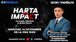 „Harta de Impact” LIVE de la ora 13:00: Viitorul marilor proiecte de infrastructură / Invitatul ediției: Horațiu Cosma, secretar de stat în Ministerul Transporturilor