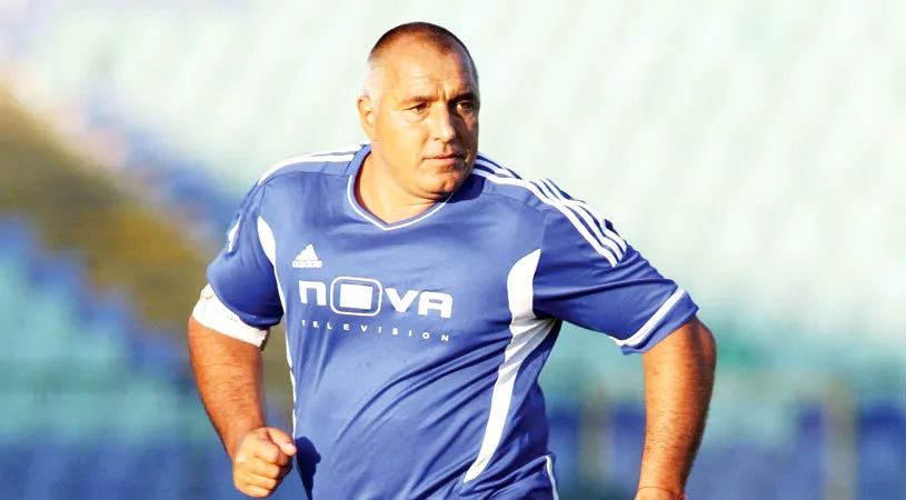 Boiko Borisov, de la guvern pe teren! Fostul prim-ministru este, la 54 de ani, cel mai vârstnic fotbalist din istoria Bulgariei