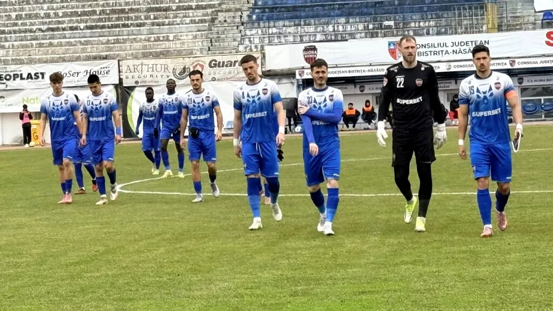 Succes la pas al CS Gloria Bistrița contra Ceahlăului, care vine înaintea unei perioade infernale. Nicolae Grigore: ”Poate cea mai importantă săptămână din istoria recentă”