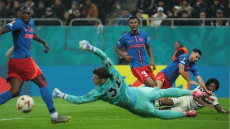 FCSB - Manchester United 0-2, în etapa 8 din Europa League. Campioana României încheie faza principală a competiției pe locul 11