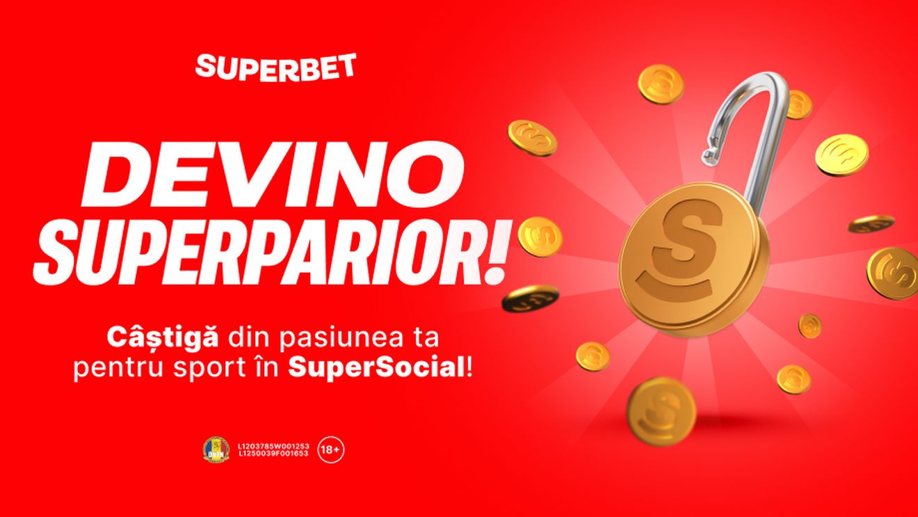 Exclusiv în România: Inspiri, ești copiat și încasezi în SuperSocial! Superbet lansează programul SuperPariori. ADVERTORIAL