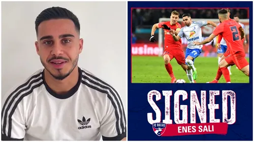 Adevăratul salariu al lui Enes Sali la FC Dallas! Fotbalistul cedat de Gică Hagi va câștiga în MLS mai puțin decât Florinel Coman la FCSB. EXCLUSIV