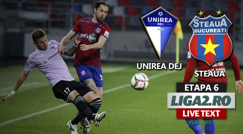 Unirea Dej și Steaua termină la egalitate jocul retur din play-off. Clujenii au fost aproape de prima victorie în acest turneu
