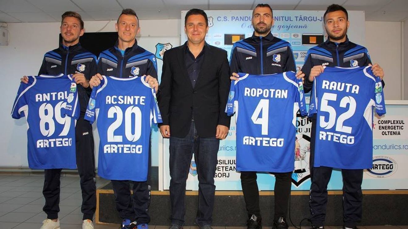 Pandurii și-a prezentat achizițiile iernii: "Nu întâmplător toți au fost căpitani de echipa măcar o parte din carieră"