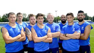 "Stejarii" sosesc în România la miezul nopții. România a obținut o victorie la Cupa Mondială de rugby
