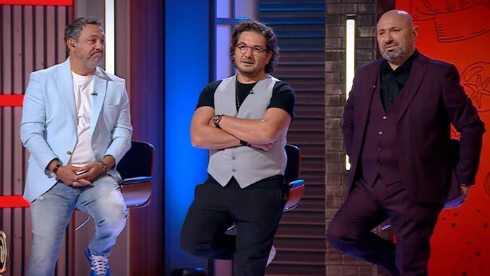 Scandal Steaua - Dinamo în semifinala Masterchef! Florin Dumitrescu, ironie dură: Sorin Bontea și Cătălin Scărlătescu au reacționat imediat și l-au pus la punct!