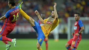 Ropotan, după 5 ani în Rusia și unul în Azerbaidjan: "Eu nu sunt obișnuit să joc fotbal în fustiță!" Mijlocașul, despre faulturile care în Liga 1 ar fi sancționate cu "trei roșii și trei ani de pușcărie"