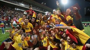 FOTO Jucătorii clujeni au primit tricourile și medaliile de campioni!