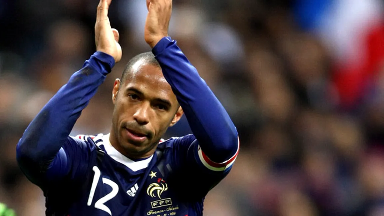 Thierry Henry și-a anunțat retragerea de la echipa națională
