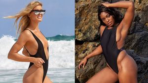 FOTO & VIDEO | Cele mai sexy tenismene au renunțat la haine! Eugenie Bouchard și Sloane Stephens, "fierbinți" pe plajă. Reacția tatălui lui "Genie" când și-a văzut fiica aproape goală