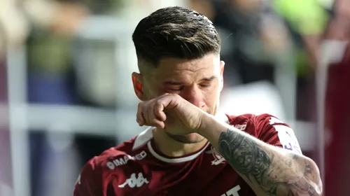 Cristi Săpunaru, în lacrimi după retragerea de la Rapid! Imagini fabuloase cu căpitanul giuleştean în rol de lider de galerie