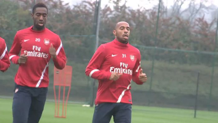 Henry s-a antrenat cu Arsenal!** "A venit doar pentru a rămâne în formă și pentru a se distra"