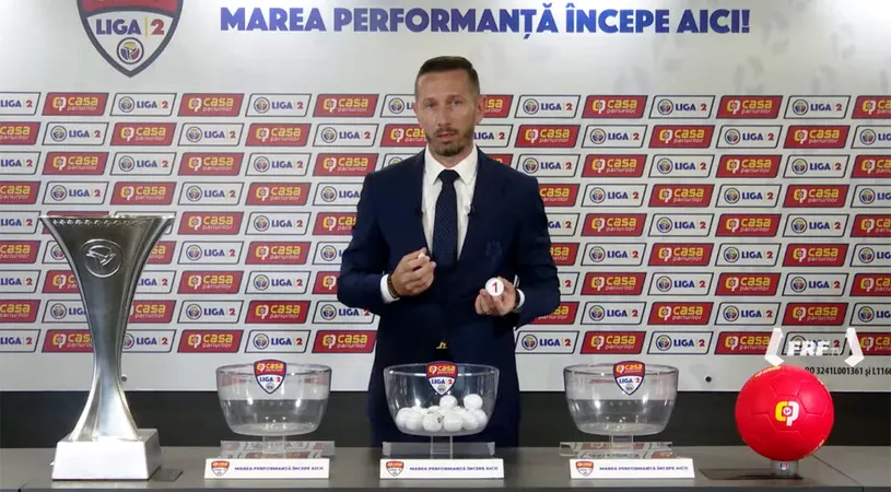 Programul meciurilor noului sezon de Liga 2, ediția 2026-2027. Steaua, Știința Poli Timișoara, FC Bihor și ACSM Reșița debutează acasă