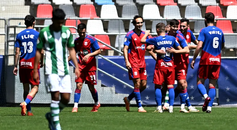 Steaua s-a distrat în play-out! A învins și Concordia Chiajna și a terminat grupa pe locul 1. Daniel Oprița a vorbit despre viitorul echipei