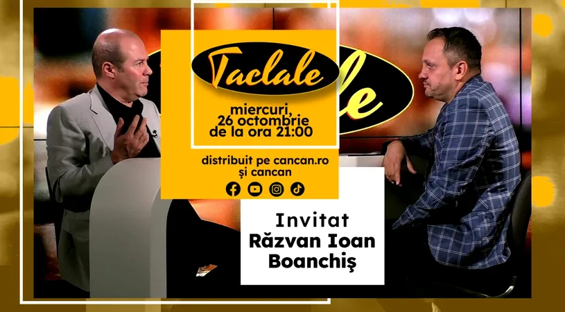 Seria a doua a podcastului Taclale, prezentat de jurnalistul Liviu Chiriță, revine pe pagina de YouTube CANCAN.ro, joi, 26 octombrie, ora 21.00!