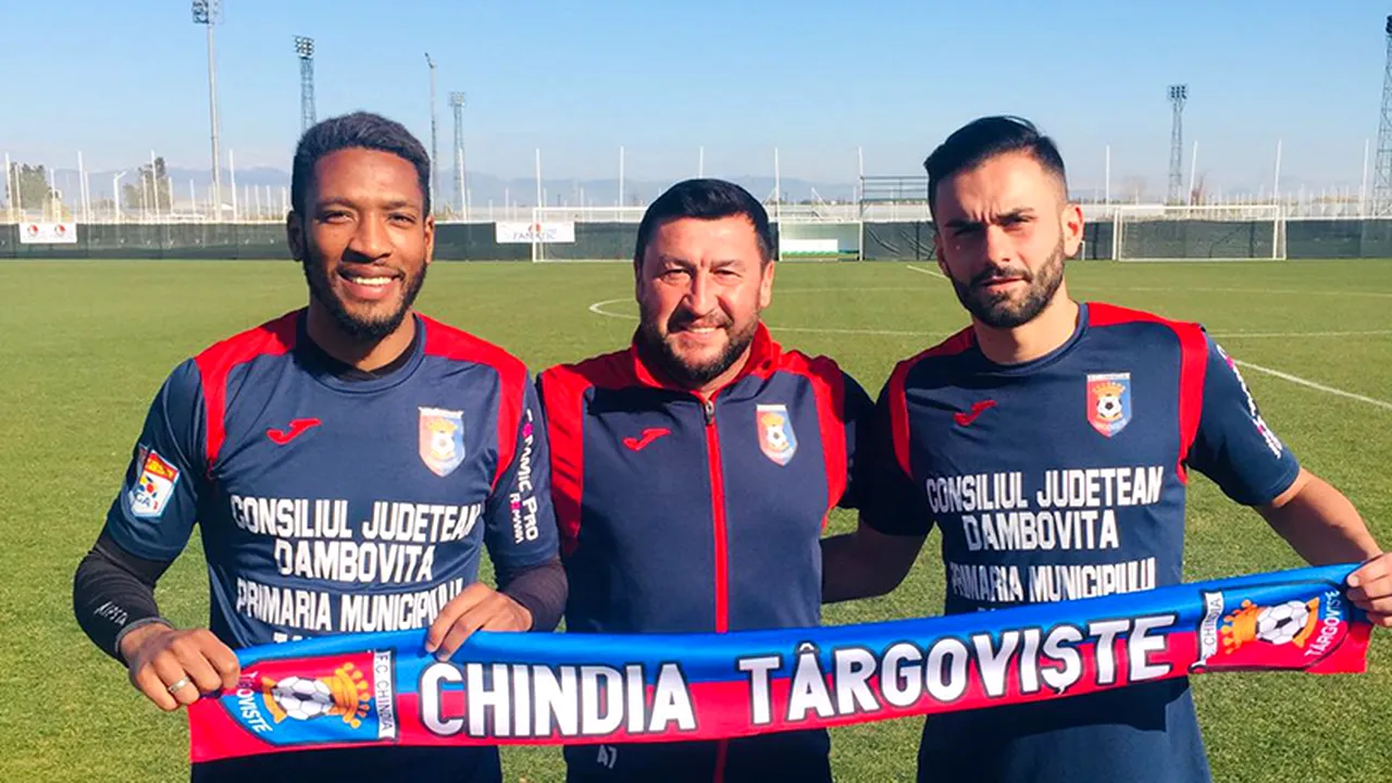Chindia se întărește pentru play-out! Primele două transferuri oficializate de târgovișteni și rezultatele înregistrate de trupa lui Viorel Moldovan în cantonamentul din Antalya