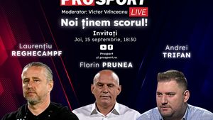 ProSport Live, o nouă ediție premium pe prosport.ro! Laurențiu Reghecampf, Florin Prunea și Andrei Trifan vor dezbate cele mai importante subiecte din sport împreună cu Victor Vrînceanu