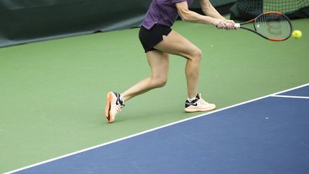 Halep ia lecții de la Agassi și Djokovic înainte de Indian Wells! Fază genială: ce făcea Andre în timp ce Simona lovea mingea | FOTO și VIDEO