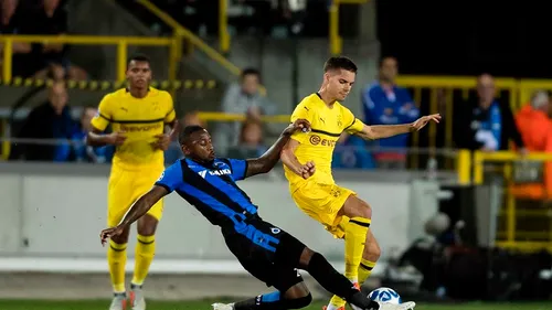 Borussia Dortmund, victorie norocoasă în prima etapă a Ligii Campionilor. Golul lui Pulisic a fost decisiv în deplasarea de la Brugge. Cronica meciului