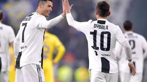Gol Ronaldo și victorie „de control” pentru Juventus. Cum s-a terminat meciul cu Frosinone