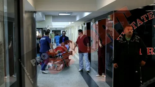 FOTO** Andrei Cristea, dus la Spitalul de Urgență după duelul cu Găman! VEZI diagnosticul!