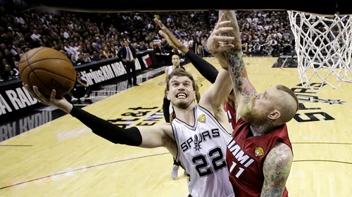 Beat the Heat. Spurs a câștigat primul meci al finalei cu Miami într-o adevărată saună