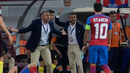 "Dacă joci așa, o să râdă City de noi!" Reghecampf, acuzat de Becali că a greșit tactica. Discuția purtată înainte de cea mai drastică înfrângere din istorie pe teren propriu