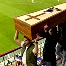 Au plimbat coșciugul pe stadion pentru fanii rivalei de moarte! Imaginile macabre care fac înconjurul lumii | VIDEO