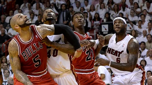 Căldură mare!** Heat i-a administrat lui Bulls cea mai dură înfrângere din istorie în play-off