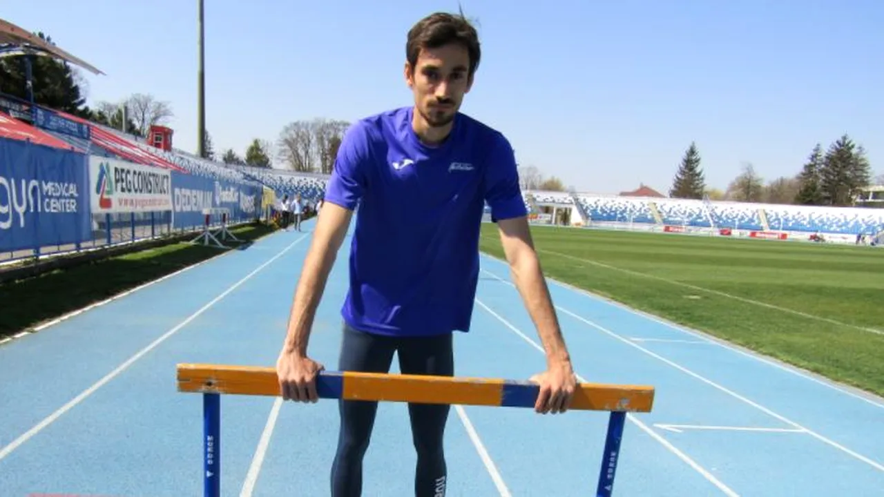 Vlad Dulcescu, eroul Internaționalelor de atletism ale României. 3 medalii de aur pentru atletul de la CS Politehnica Iași