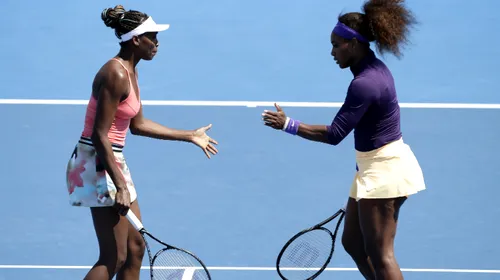 Surorile Williams s-au retras de la dublu la Roland Garros! Venus: ,,Nu pot să servesc tare, îmi vreau serva înapoi”