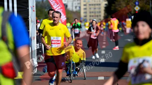 Ștefan Daniel Lupulescu și Liliana Maria Danci, campioni naționali la maraton. FOTO: Maratonul București, în imagini