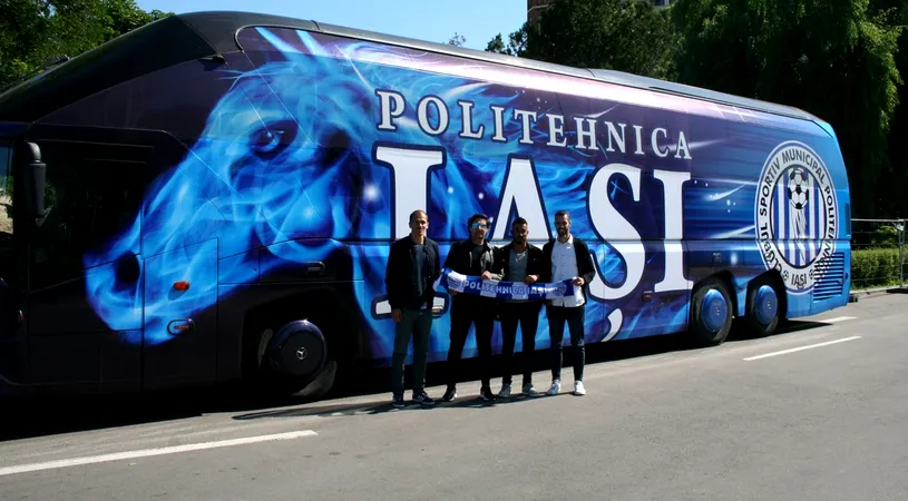 CSM Poli Iași își prezintă transferurile în fața noului autocar de 200.000 de euro! FOTO | Trei portughezi au ajuns în România pentru a semna
