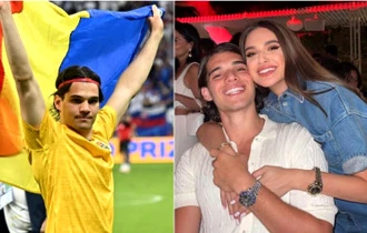 Ianis Hagi şi soţia lui și-au dat frâu liber emoțiilor după calificarea României! Elena Tănase, copleşită! Imagine superbă