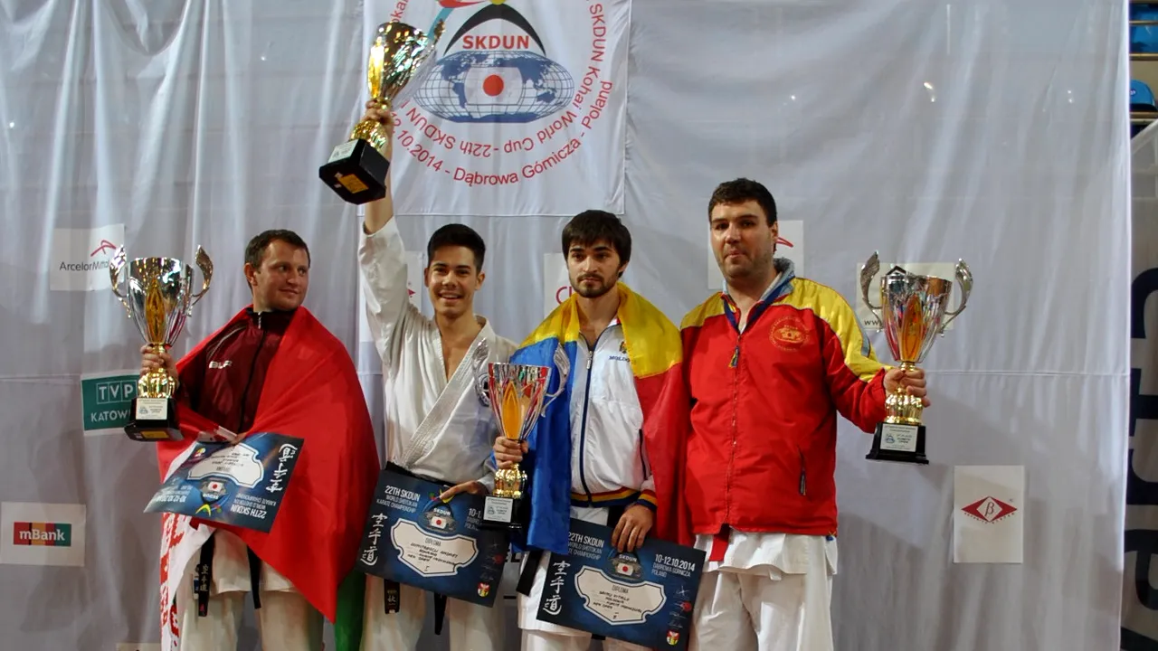 Mister shotokan. La 18 ani, un puști din București este campion mondial SKDUN la categoria open