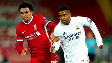 Liverpool și Real Madrid pregătesc un schimb fabulos: Alexander-Arnold devine „galactic”, iar Rodrygo „cormoran”