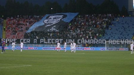 "Stelele care cad se duc pe un alt cer"** EMOȚIONANT: Ultrașii steliști și-au comemorat camaradul căzut