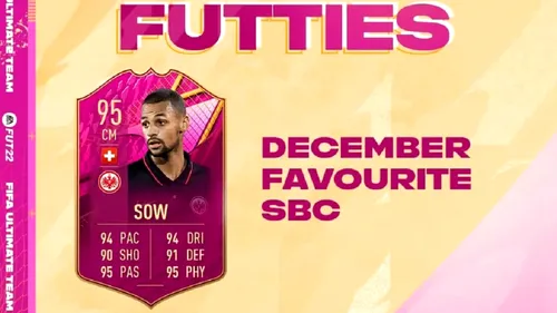 Djibril Sow în FIFA 22! Mijlocașul are un card echilibrat și extrem de eficient în modul Ultimate Team