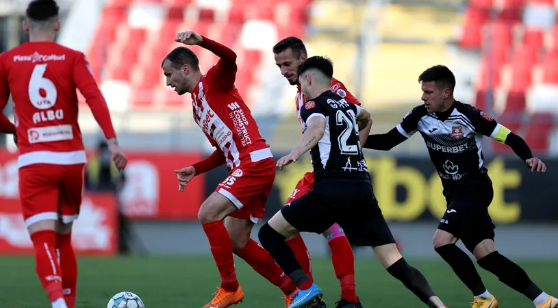 Hermannstadt - UTA Arad 0-0, în etapa 26 din Superliga | Remiză albă la Sibiu