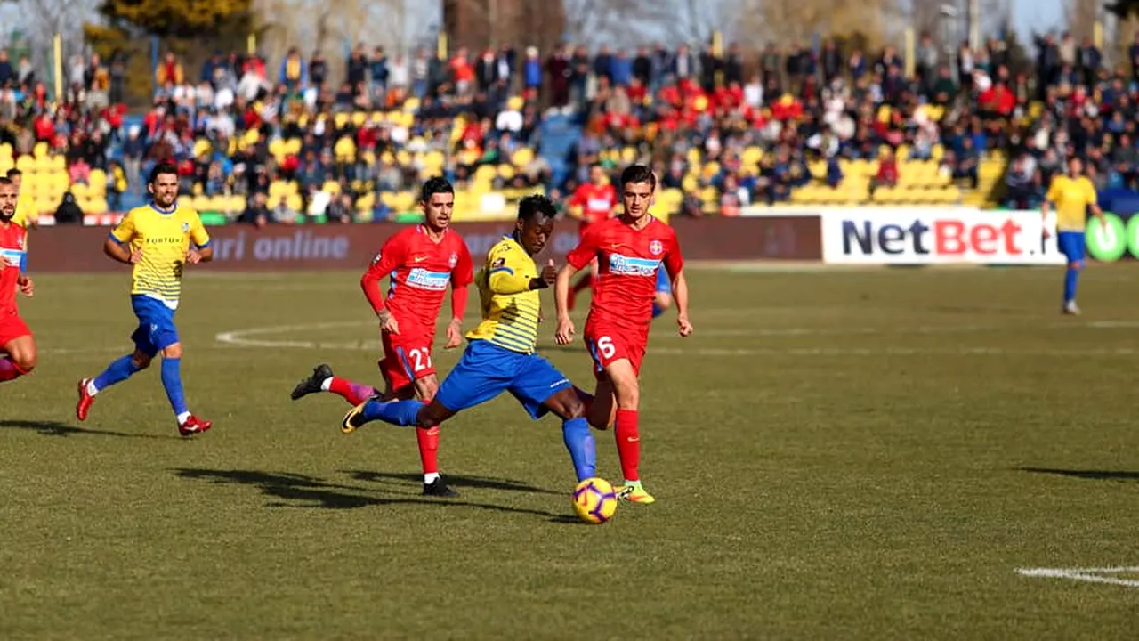 Un Mediop și mulți mediocri! Prestație jalnică pentru FCSB-ul lui Teja, 1-1 la Călărași, iar CFR Cluj se poate distanța la 8 puncte