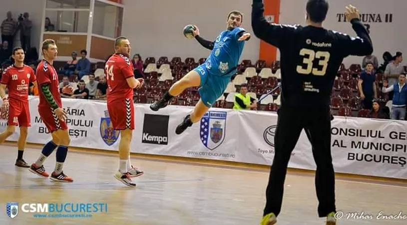 Se cunosc deja trei semifinaliste în Liga Națională masculină la handbal. Doar duelul Steaua - CSU Poli Timișoara mai are nevoie de meciul decisiv