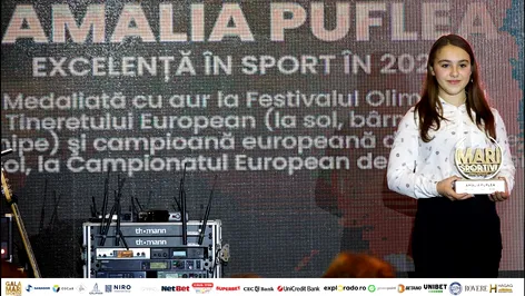 Discursul Amaliei Puflea care a emoționat întreaga sală la Gala Mari Sportivi! „Cea mai frumoasă poveste a sportului românesc va învinge. Hai România” | VIDEO