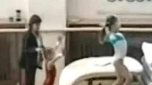 Video incredibil:** cum se comportă o antrenoare de gimnastică cu eleva sa!